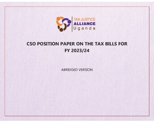 CSO POSITION PAPER ON THE TAX BILLS FOR FY 2023/24 -ABRIDGED VERSION