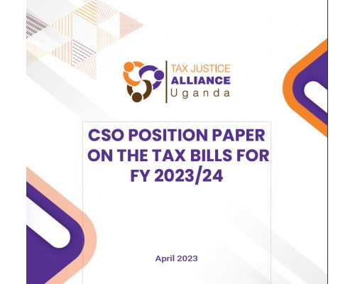 CSO POSITION PAPER ON THE TAX BILLS FOR  FY 2023/24