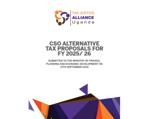 TJAU ALTERNATIVE TAX PROPOSALS FOR FY 2025 – 26