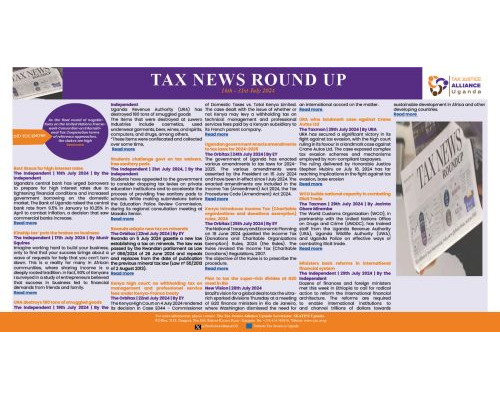 Tax News Round Up 16th – 31st July 2024