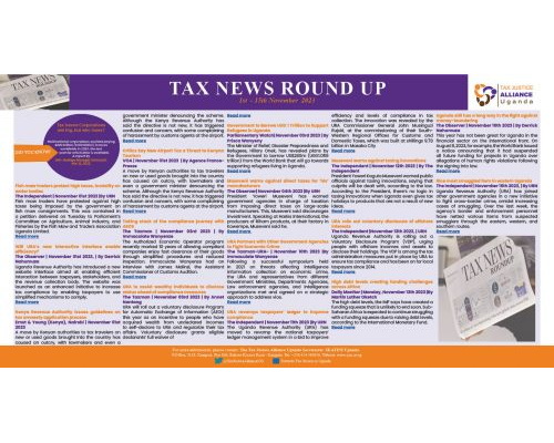 Tax News Round Up | 1st – 15th November 2023