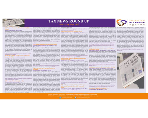 Tax News Round Up : 15th – 30th June 2022