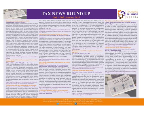 Tax News Round Up | 16th – 28th February 2023