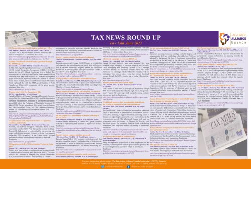 Tax News Round Up | 1st – 15th June 2023