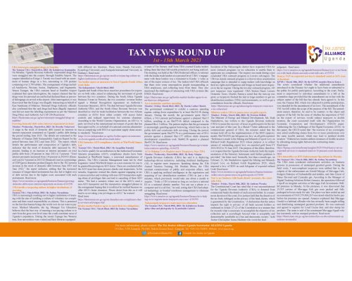 Tax News Round Up | 1st – 15th March 2023