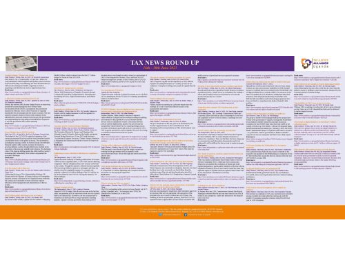 Tax News Round Up | 16th-30th June 2023